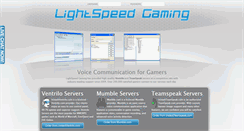 Desktop Screenshot of light-speed.com